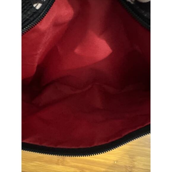 Skip Hop Canvas Diaper Bag Tote Adjustable Shoulder Strap Brown Black Geometric - Picture 3 of 5